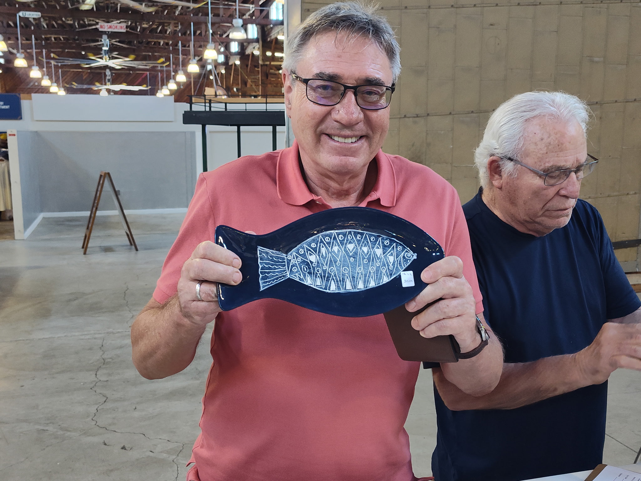 Person holding ceramic